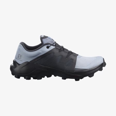 Salomon WILDCROSS W Womens Trail Running Shoes Light Blue/Black UK MXRS